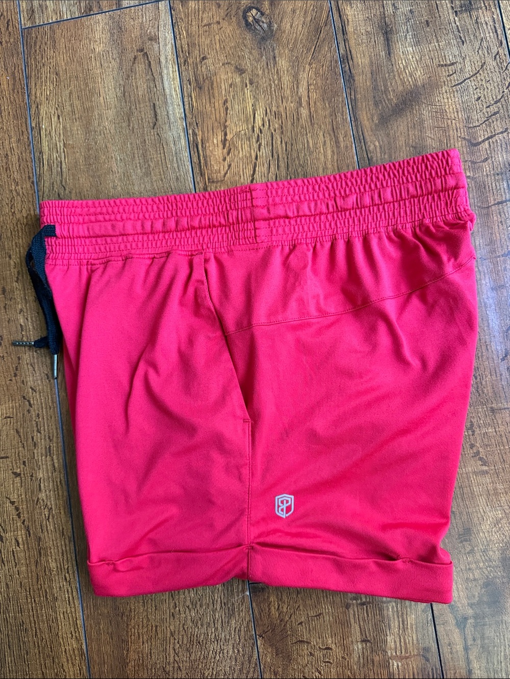 Born Primitive Hot Pink Athletic Shorts with Black Drawstring